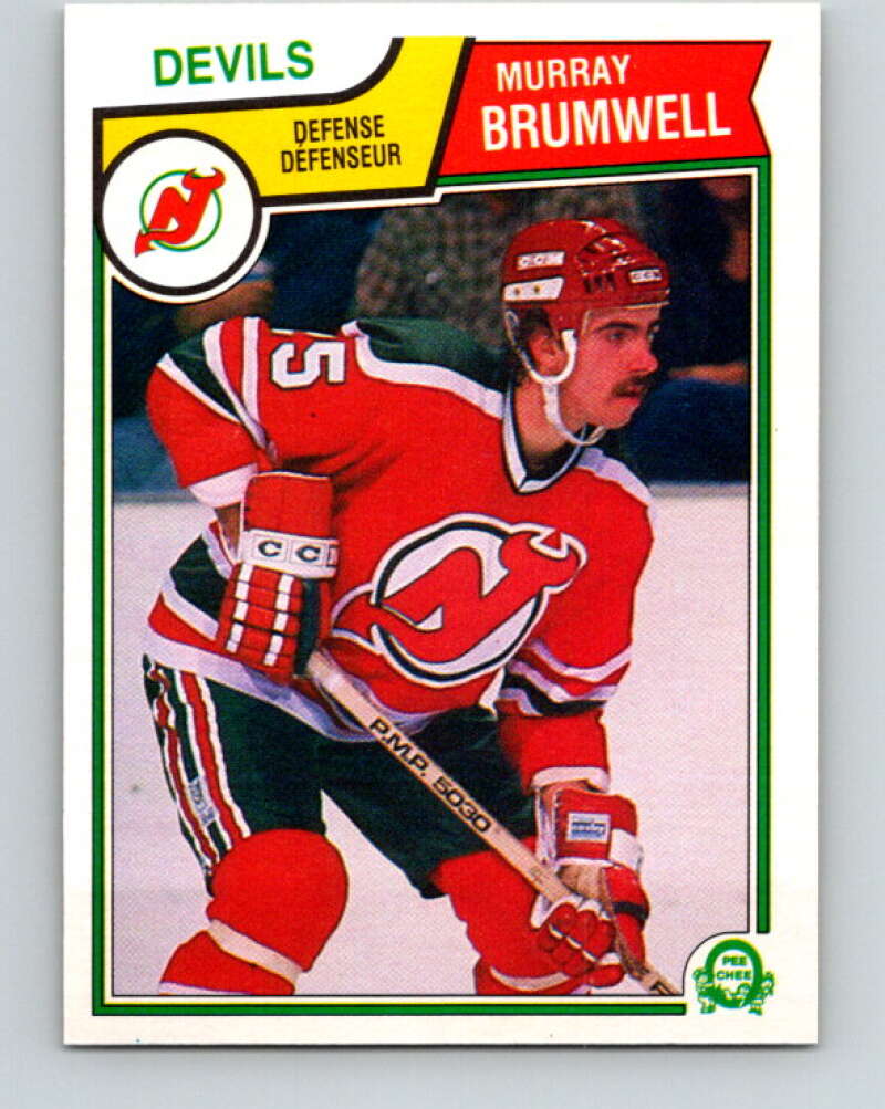 1983-84 O-Pee-Chee #228 Murray Brumwell  RC Rookie Devils  V27459