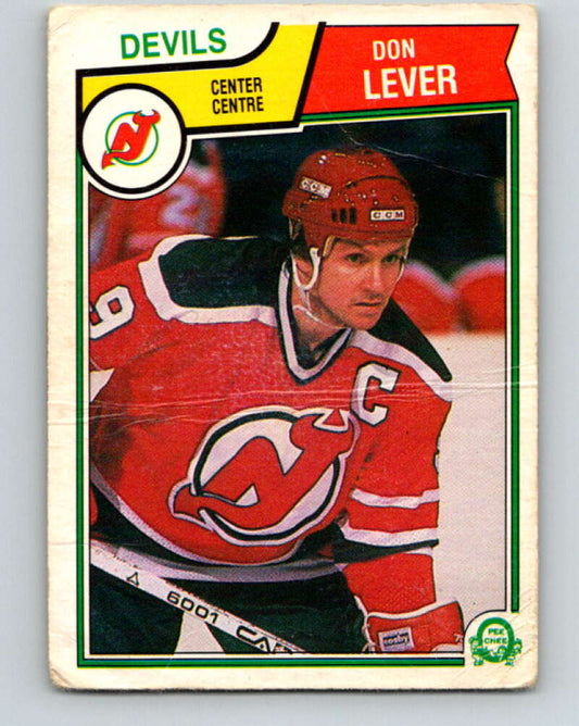 1983-84 O-Pee-Chee #231 Don Lever  New Jersey Devils  V27468