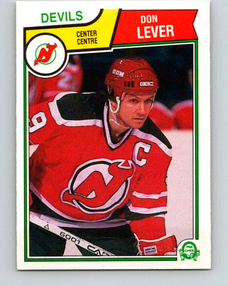 1983-84 O-Pee-Chee #231 Don Lever  New Jersey Devils  V27469