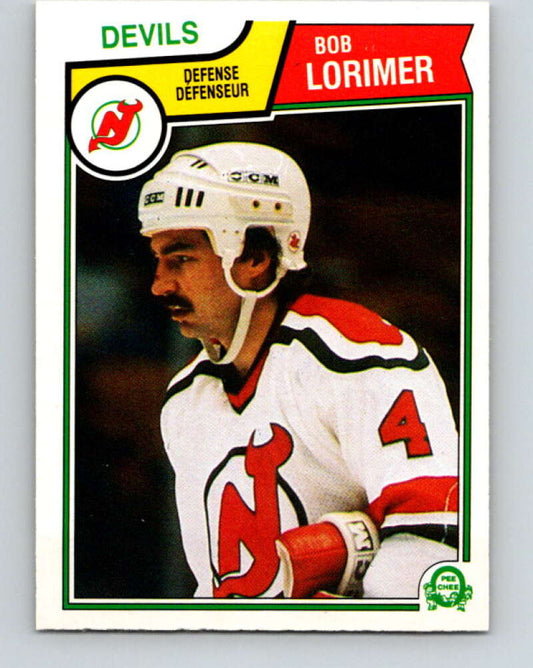 1983-84 O-Pee-Chee #232 Bob Lorimer  New Jersey Devils  V27471