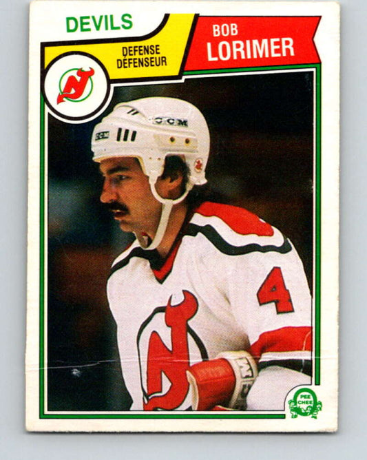 1983-84 O-Pee-Chee #232 Bob Lorimer  New Jersey Devils  V27472