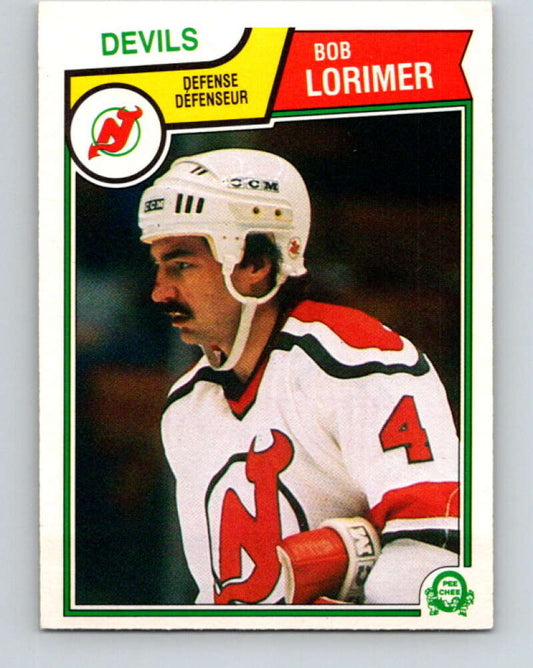 1983-84 O-Pee-Chee #232 Bob Lorimer  New Jersey Devils  V27475