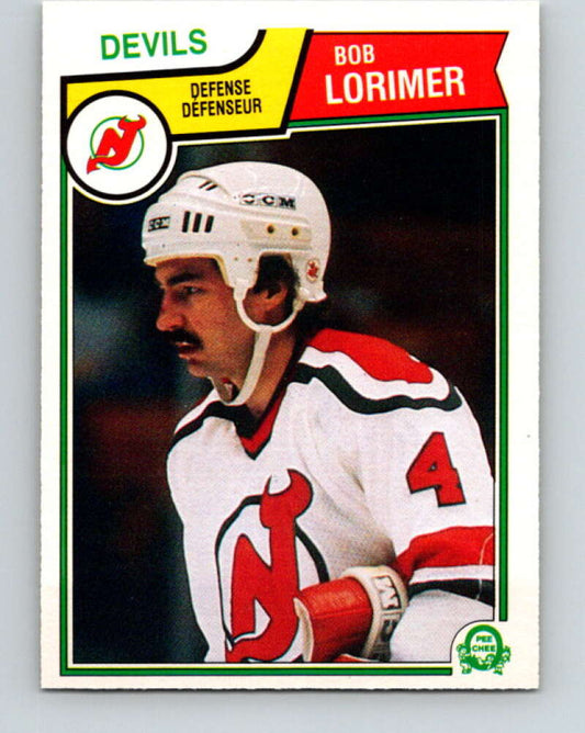 1983-84 O-Pee-Chee #232 Bob Lorimer  New Jersey Devils  V27477