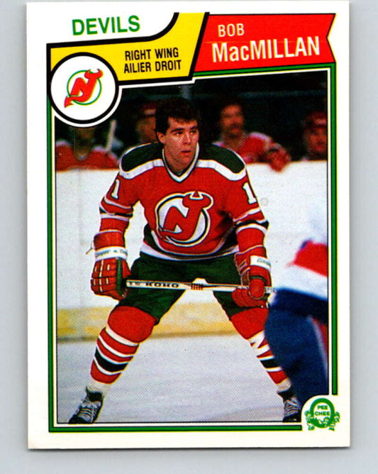 1983-84 O-Pee-Chee #234 Bob MacMillan  New Jersey Devils  V27482