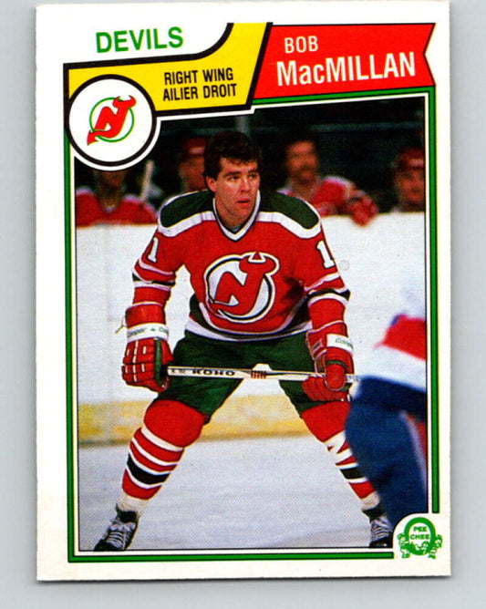 1983-84 O-Pee-Chee #234 Bob MacMillan  New Jersey Devils  V27484