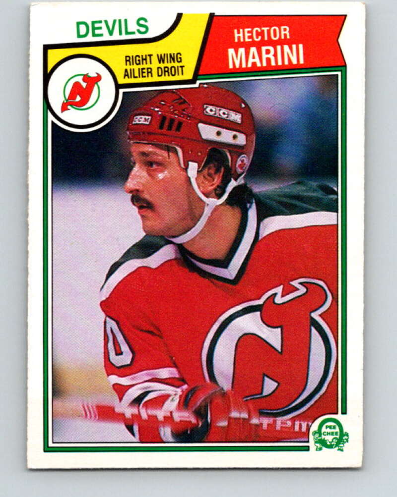 1983-84 O-Pee-Chee #235 Hector Marini  RC Rookie Devils  V27488