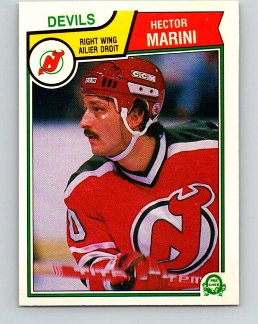 1983-84 O-Pee-Chee #235 Hector Marini  RC Rookie Devils  V27489