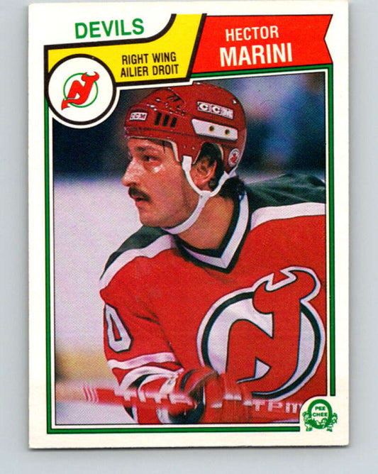 1983-84 O-Pee-Chee #235 Hector Marini  RC Rookie Devils  V27491