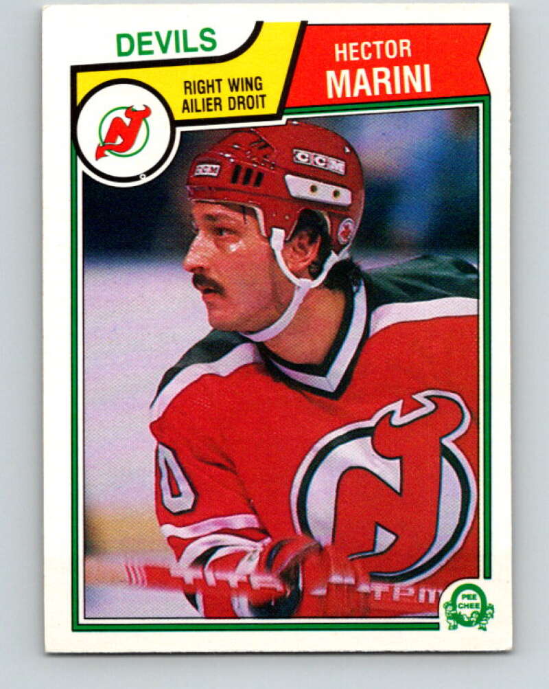 1983-84 O-Pee-Chee #235 Hector Marini  RC Rookie Devils  V27492