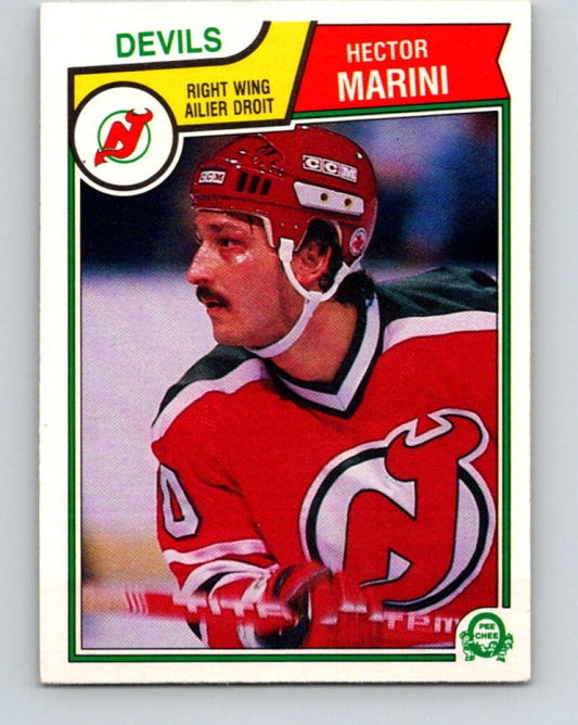 1983-84 O-Pee-Chee #235 Hector Marini  RC Rookie Devils  V27493