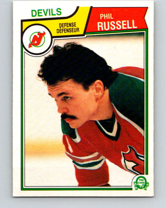 1983-84 O-Pee-Chee #237 Phil Russell  New Jersey Devils  V27501