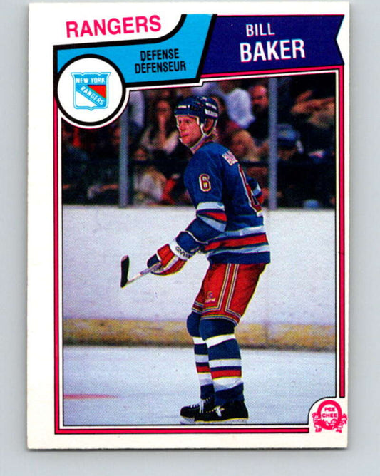 1983-84 O-Pee-Chee #240 Bill Baker  RC Rookie New York Rangers  V27504