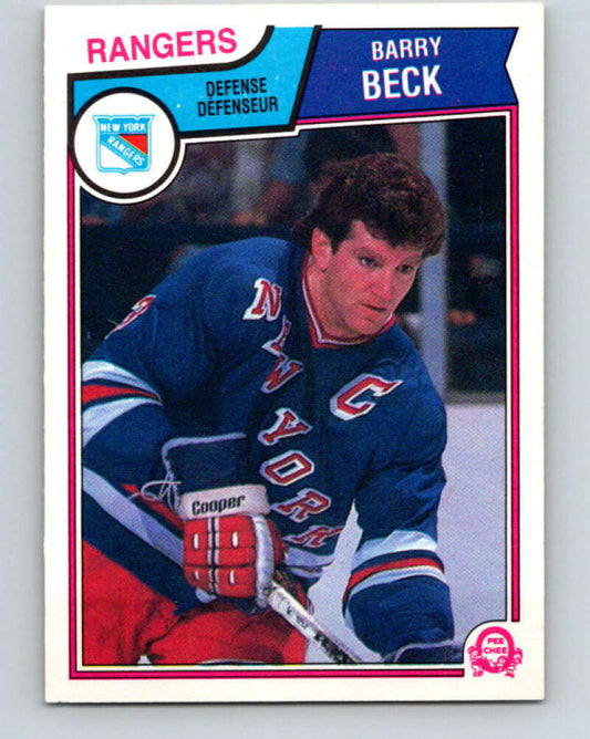 1983-84 O-Pee-Chee #241 Barry Beck  New York Rangers  V27512