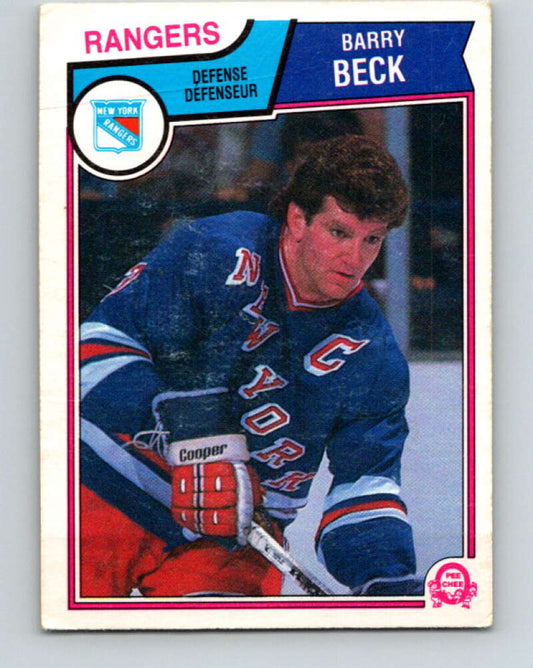 1983-84 O-Pee-Chee #241 Barry Beck  New York Rangers  V27514