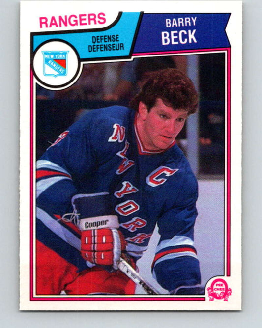 1983-84 O-Pee-Chee #241 Barry Beck  New York Rangers  V27515