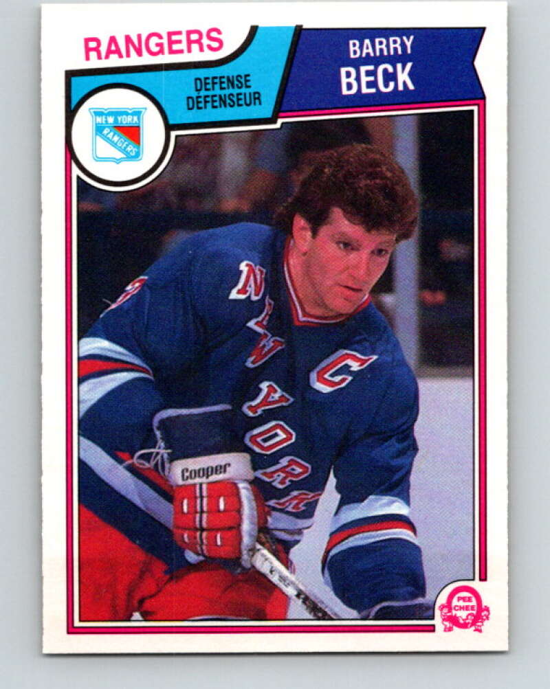 1983-84 O-Pee-Chee #241 Barry Beck  New York Rangers  V27516