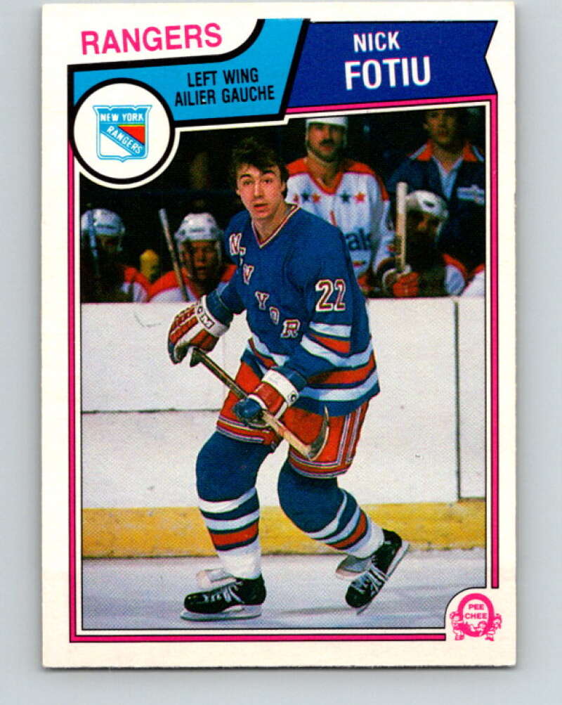 1983-84 O-Pee-Chee #243 Nick Fotiu  New York Rangers  V27520