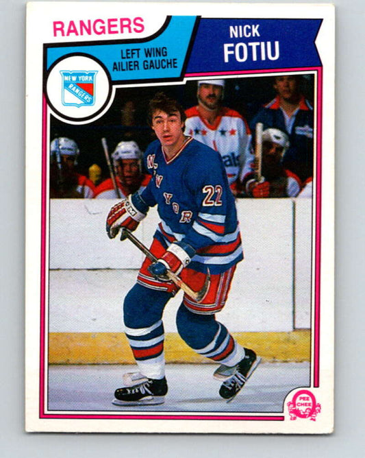 1983-84 O-Pee-Chee #243 Nick Fotiu  New York Rangers  V27521