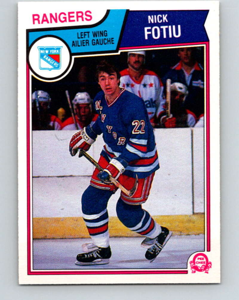 1983-84 O-Pee-Chee #243 Nick Fotiu  New York Rangers  V27522