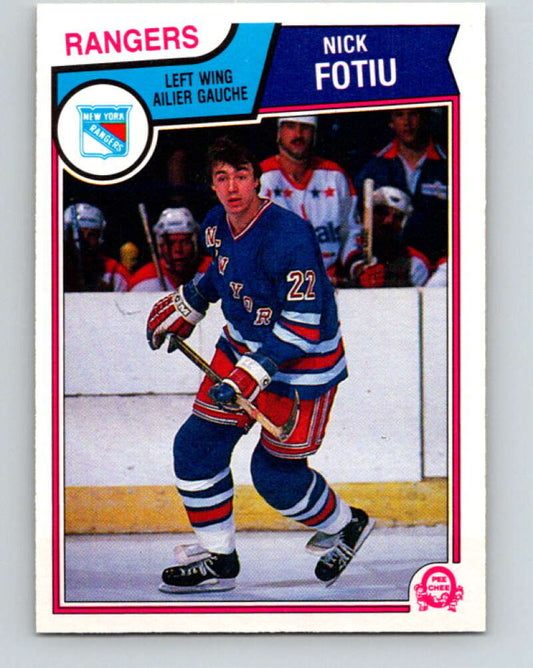 1983-84 O-Pee-Chee #243 Nick Fotiu  New York Rangers  V27523