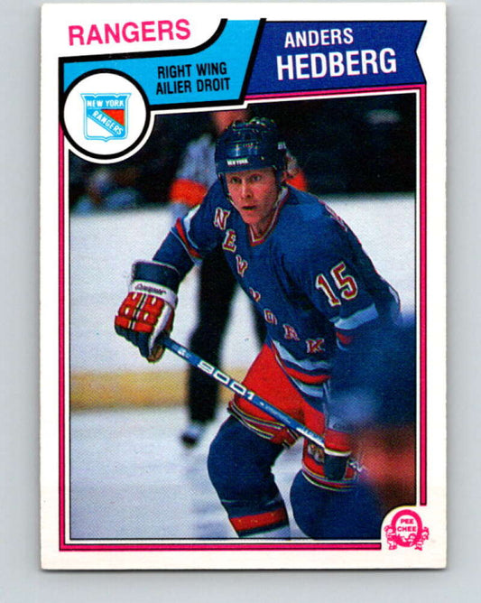 1983-84 O-Pee-Chee #245 Anders Hedberg  New York Rangers  V27525