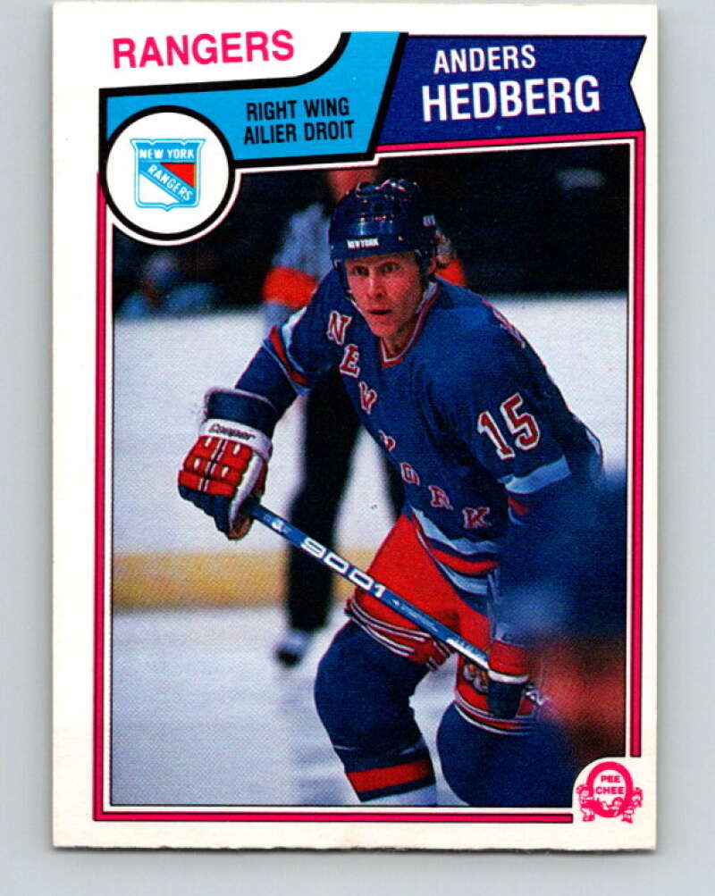 1983-84 O-Pee-Chee #245 Anders Hedberg  New York Rangers  V27526