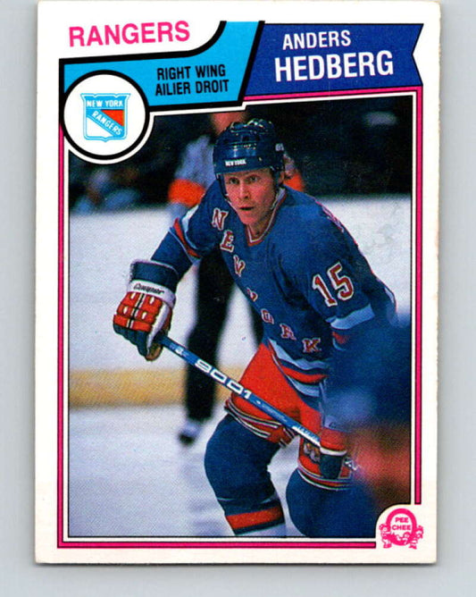 1983-84 O-Pee-Chee #245 Anders Hedberg  New York Rangers  V27527