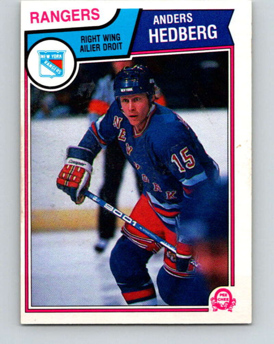 1983-84 O-Pee-Chee #245 Anders Hedberg  New York Rangers  V27528