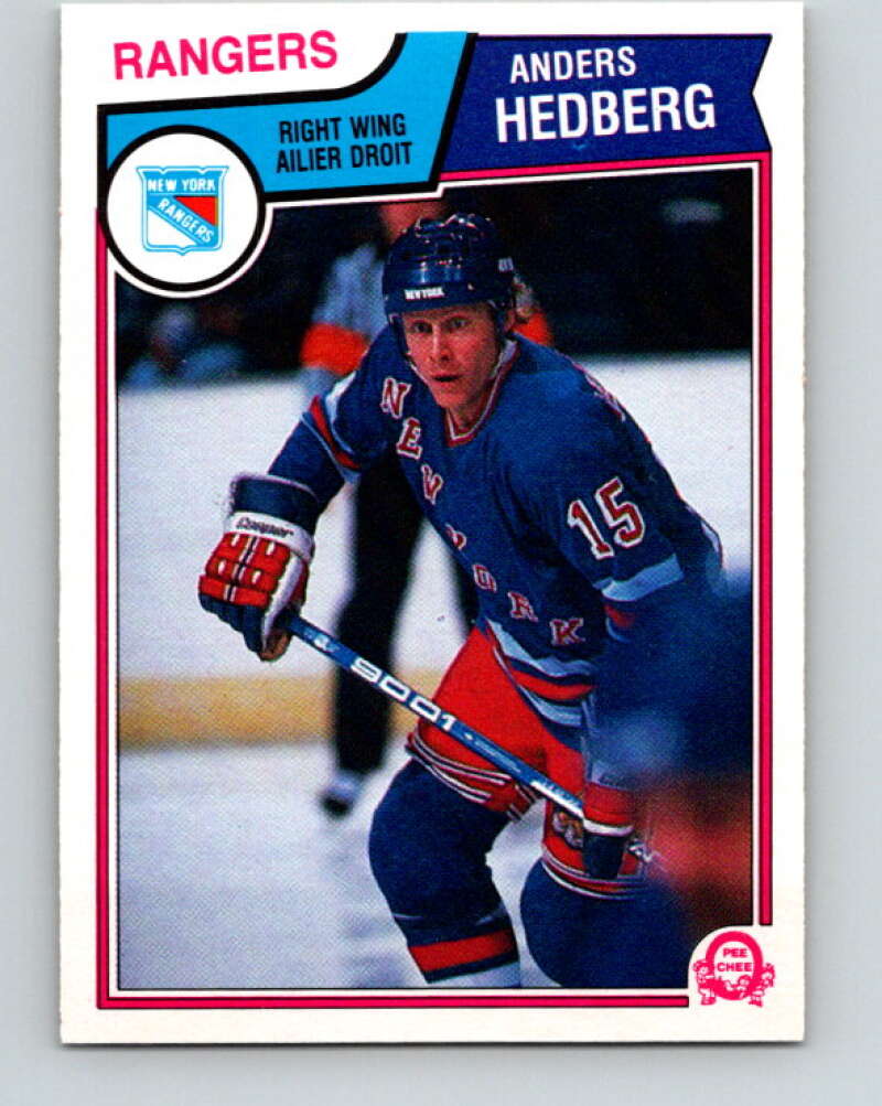 1983-84 O-Pee-Chee #245 Anders Hedberg  New York Rangers  V27529