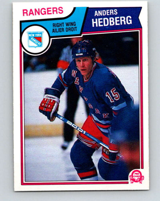 1983-84 O-Pee-Chee #245 Anders Hedberg  New York Rangers  V27530