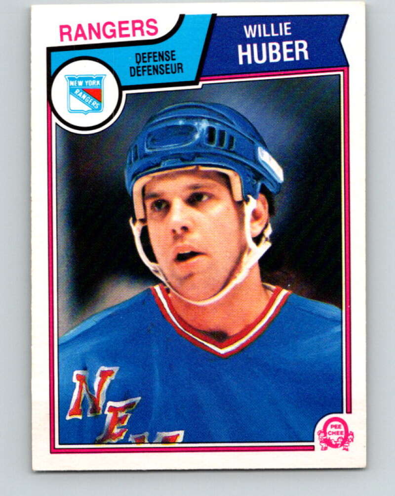 1983-84 O-Pee-Chee #246 Willie Huber  New York Rangers  V27532