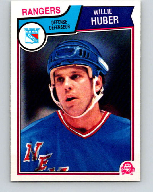 1983-84 O-Pee-Chee #246 Willie Huber  New York Rangers  V27536