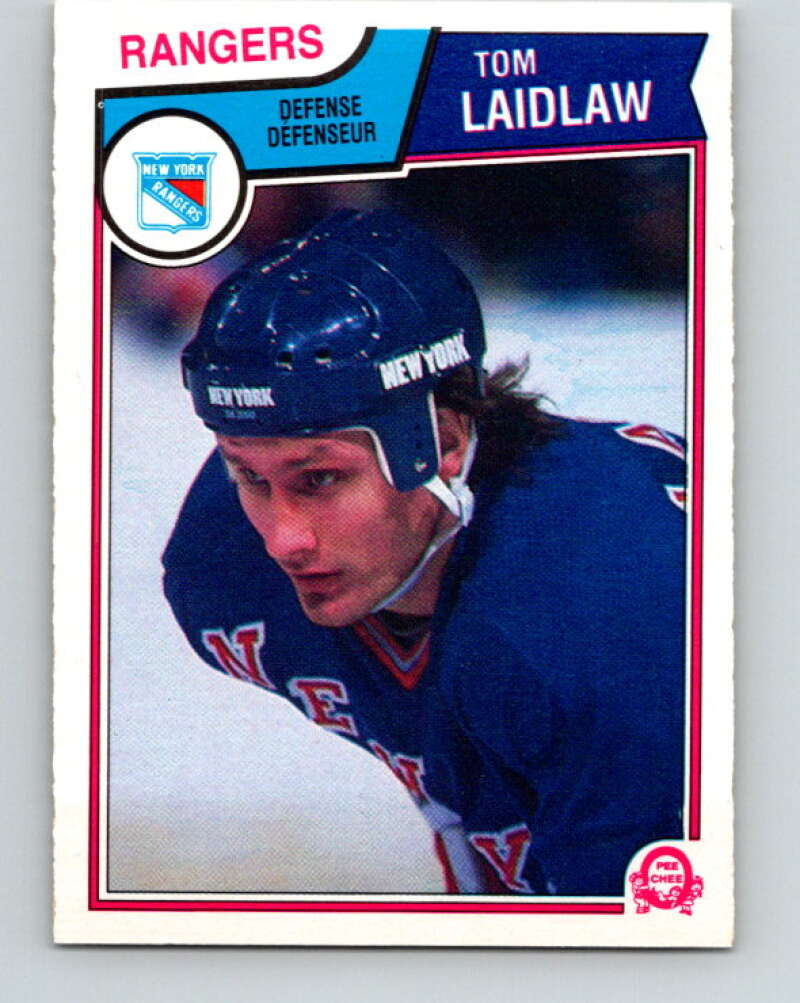 1983-84 O-Pee-Chee #247 Tom Laidlaw  New York Rangers  V27537