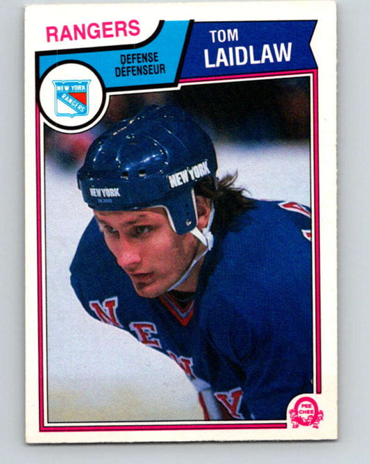 1983-84 O-Pee-Chee #247 Tom Laidlaw  New York Rangers  V27539