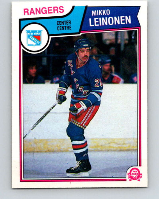 1983-84 O-Pee-Chee #248 Mikko Leinonen  New York Rangers  V27540