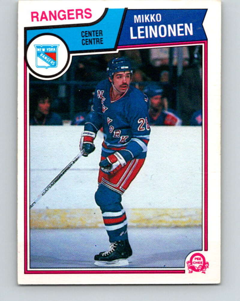 1983-84 O-Pee-Chee #248 Mikko Leinonen  New York Rangers  V27541