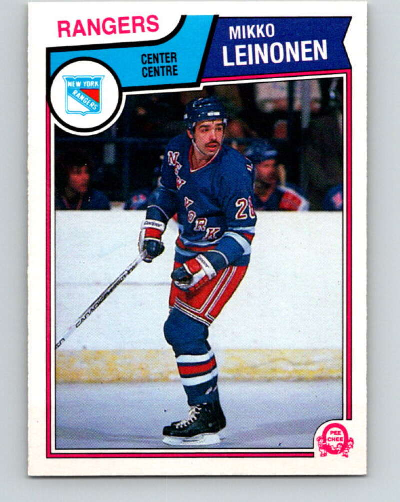 1983-84 O-Pee-Chee #248 Mikko Leinonen  New York Rangers  V27542