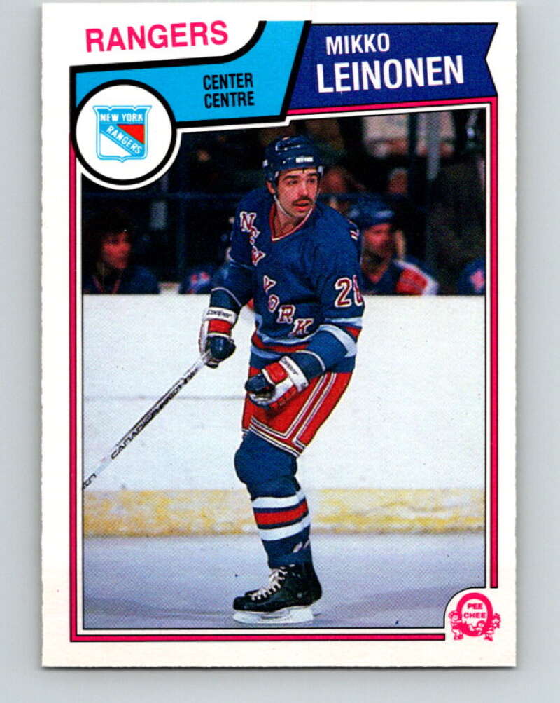 1983-84 O-Pee-Chee #248 Mikko Leinonen  New York Rangers  V27543