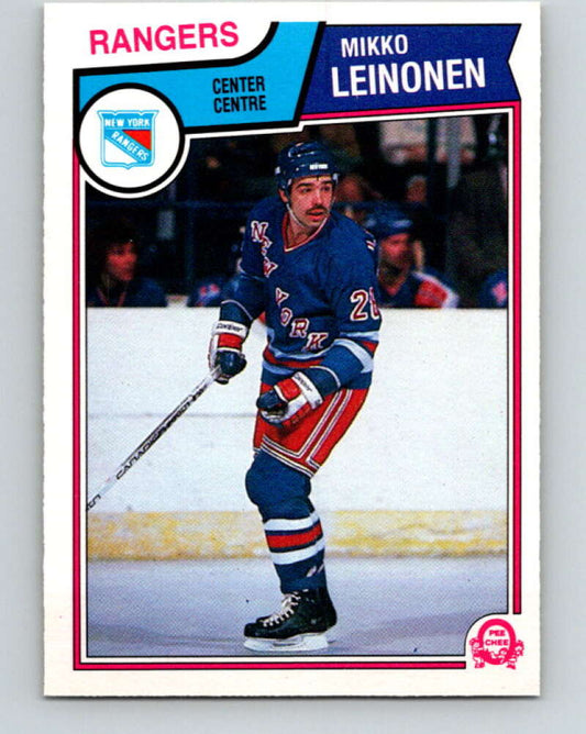 1983-84 O-Pee-Chee #248 Mikko Leinonen  New York Rangers  V27543