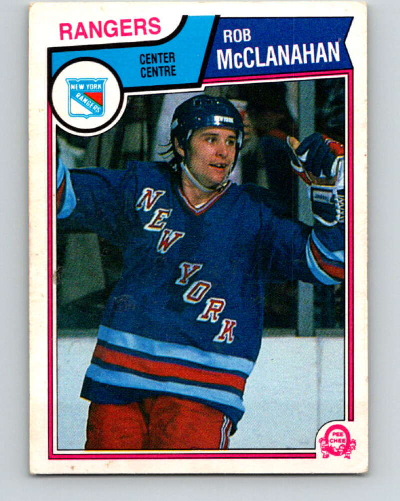 1983-84 O-Pee-Chee #251 Rob McClanahan  New York Rangers  V27548