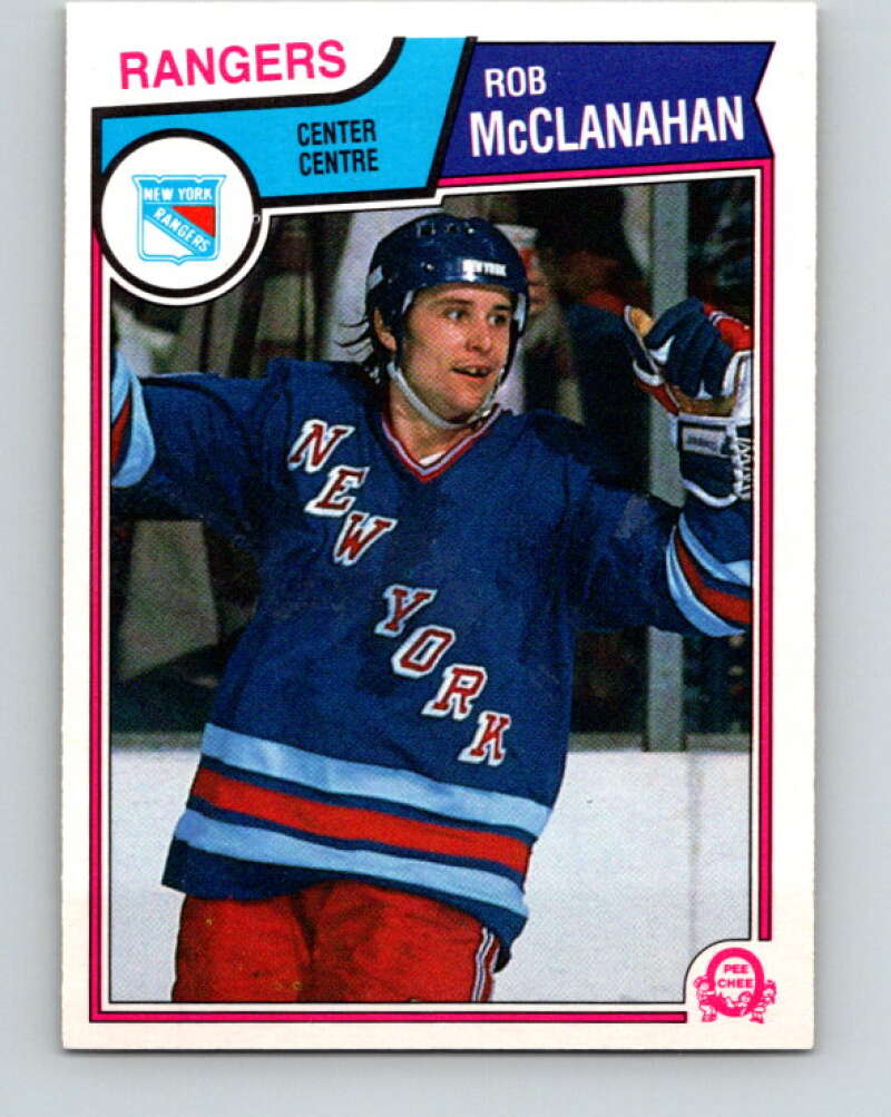 1983-84 O-Pee-Chee #251 Rob McClanahan  New York Rangers  V27549