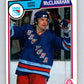 1983-84 O-Pee-Chee #251 Rob McClanahan  New York Rangers  V27550