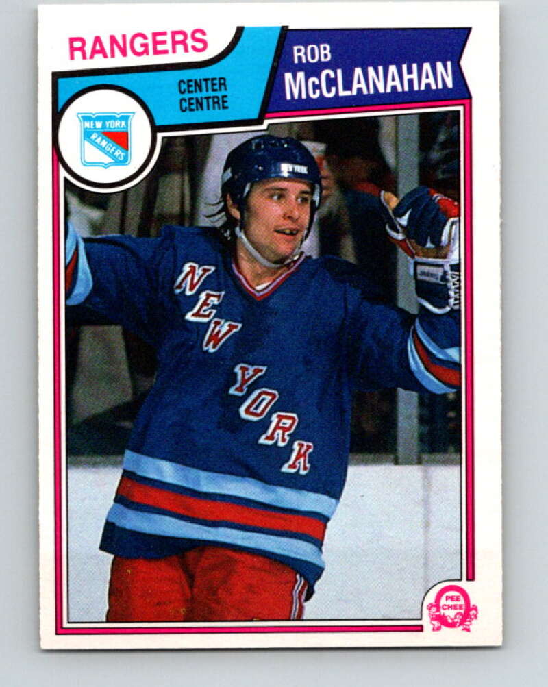 1983-84 O-Pee-Chee #251 Rob McClanahan  New York Rangers  V27550