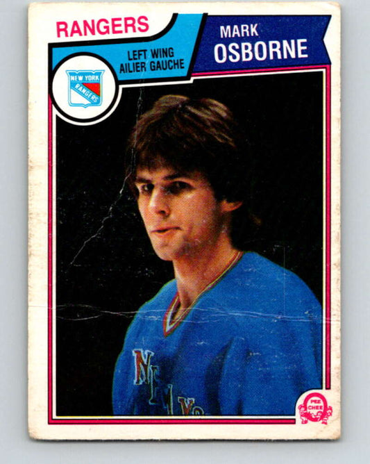 1983-84 O-Pee-Chee #252 Mark Osborne  New York Rangers  V27551