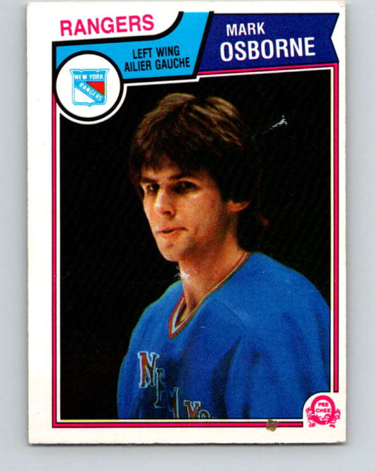 1983-84 O-Pee-Chee #252 Mark Osborne  New York Rangers  V27552