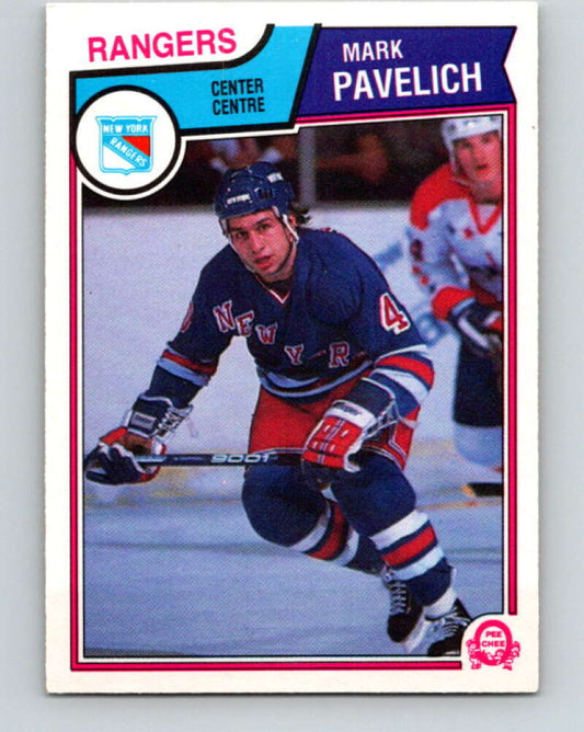 1983-84 O-Pee-Chee #253 Mark Pavelich  New York Rangers  V27553