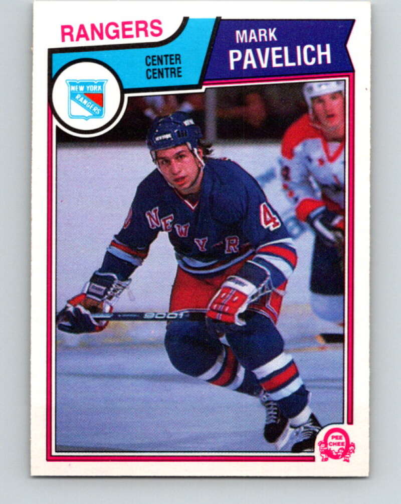 1983-84 O-Pee-Chee #253 Mark Pavelich  New York Rangers  V27554