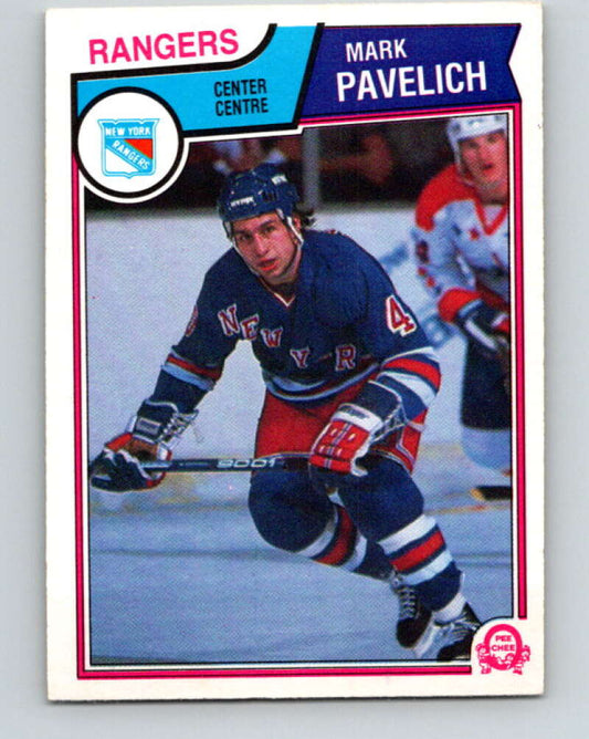 1983-84 O-Pee-Chee #253 Mark Pavelich  New York Rangers  V27555