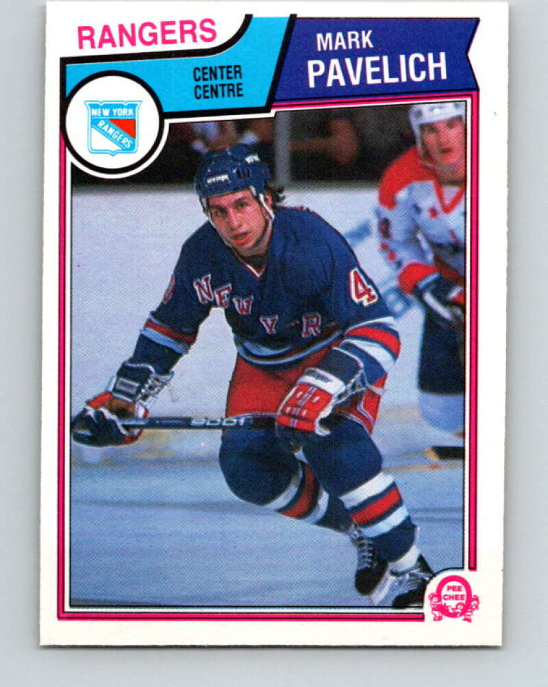 1983-84 O-Pee-Chee #253 Mark Pavelich  New York Rangers  V27557