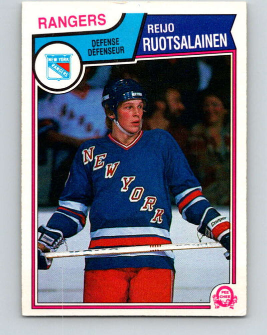 1983-84 O-Pee-Chee #255 Reijo Ruotsalainen  New York Rangers  V27563